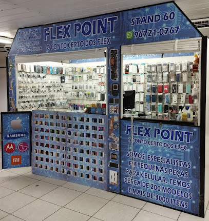 Fachada da loja Flex Point em Duque de Caxias — fornecedor de peças para celular